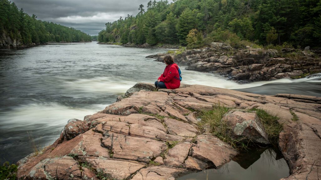 Recollet Falls In The French River Provincial Park