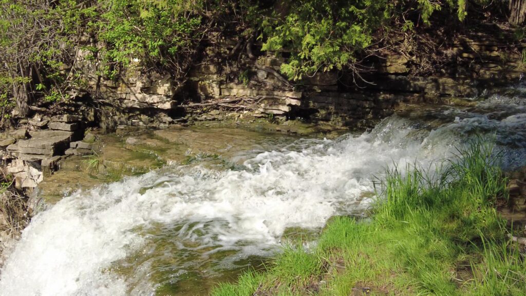 On top of Borer's Falls